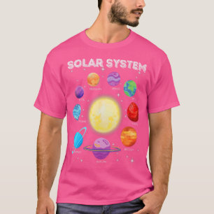 Solar System Planets Science Space Boys Girls STEM T-Shirt