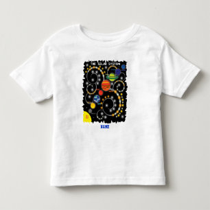 Solar System Planets Space Astronomy Toddler T-Shirt