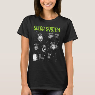Solar System Planets Space STEM Science Teacher Sc T-Shirt