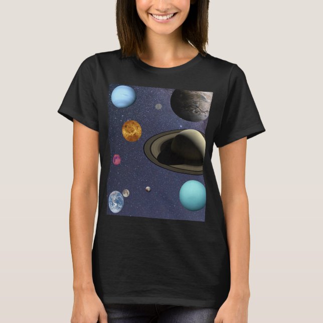Solar system planets T-Shirt (Front)