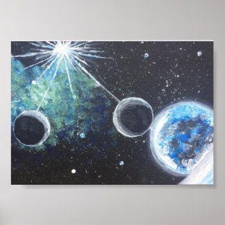 solar system poster