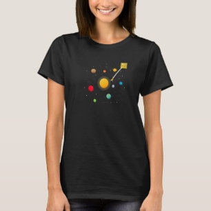 Solar System Rave Mixer Loop Edm Techno Party T-Shirt
