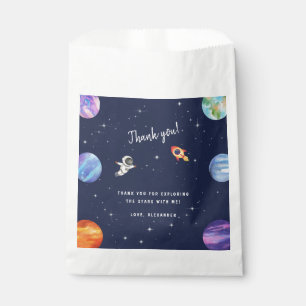 Solar System Stars Space Birthday Thank you Favour Bags