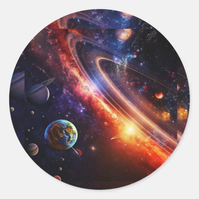 Solar System Sticker (Front)