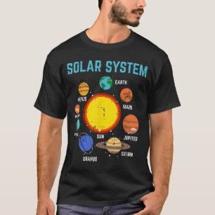 Solar System Sun Planets Galaxy Astronomy Men Wome T-Shirt