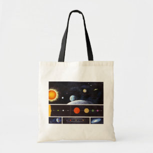 Solar system tote bag