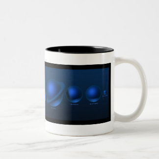 Solar System Two-Tone Coffee Mug