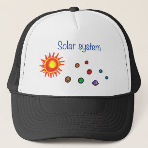Solar system Universe Planets Cosmos Sun Trucker Hat
