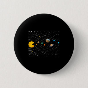 Solar System Video Game Funny Graphic Tees Planet 6 Cm Round Badge