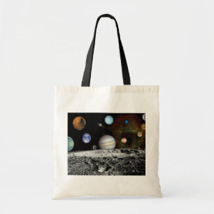 Solar System Voyager Images Montage Space Photos Tote Bag