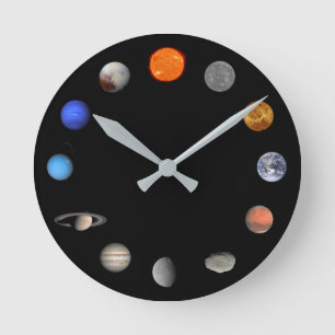 Solar System Wall Clock