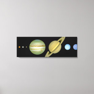 Solar Sytem ~ Long View Canvas Print