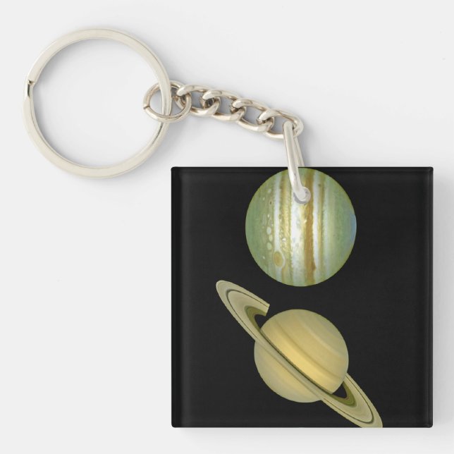 Solar Sytem ~ Long View Key Ring (Front)