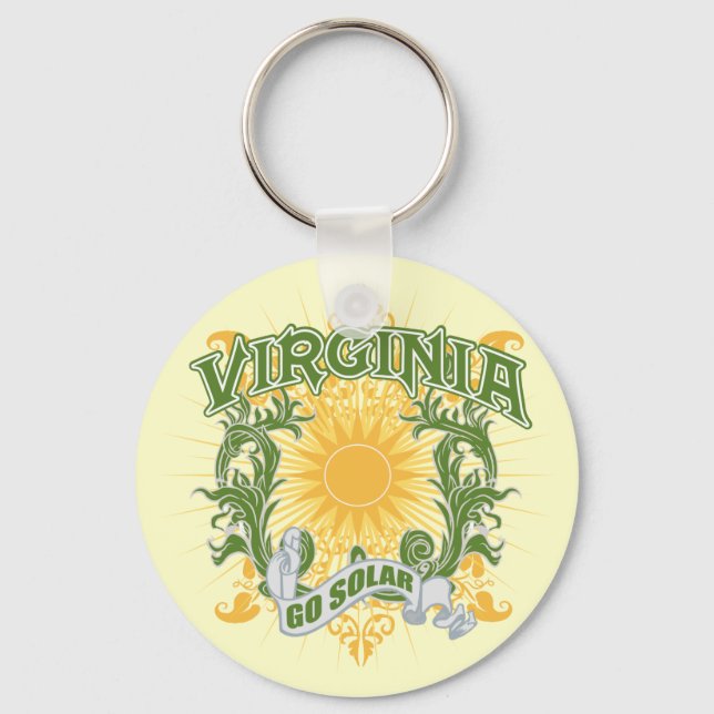 Solar Virginia Key Ring (Front)