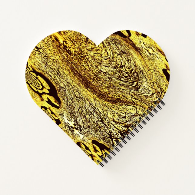 Solar vortex – spiraling infinity notebook (Back)