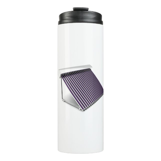 Solar water heater thermal tumbler (Front)