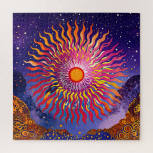 “Solar Whispers in the Sky” The Sun Jigsaw Puzzle