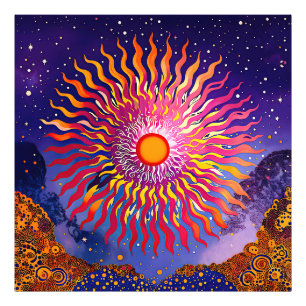 “Solar Whispers in the Sky” The Sun Photo Print