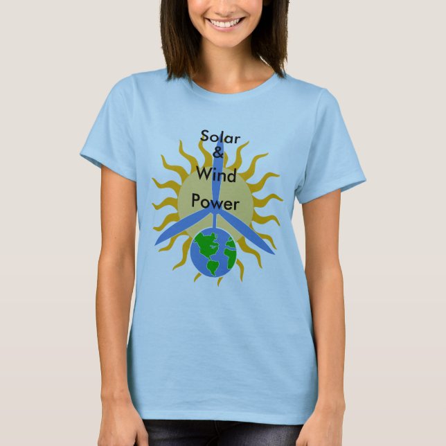 Solar, &, Wind, Power_Women's Shirt (Front)