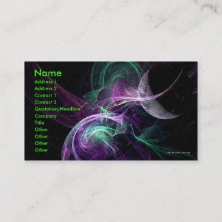 Solar Winds Embrace Business Card Template