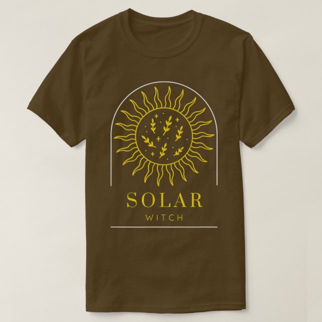 Solar Witch Vibes Aesthetic  T-Shirt (Design Front)