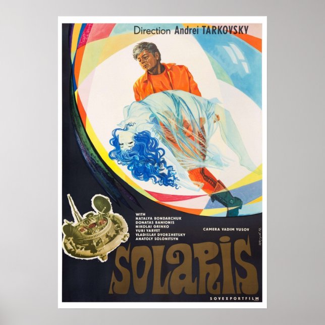 Solaris 1972  Vintage Movie Poster (Front)