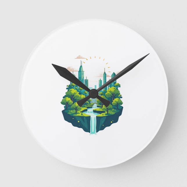 Solaris Garden Initiative Round Clock (Front)