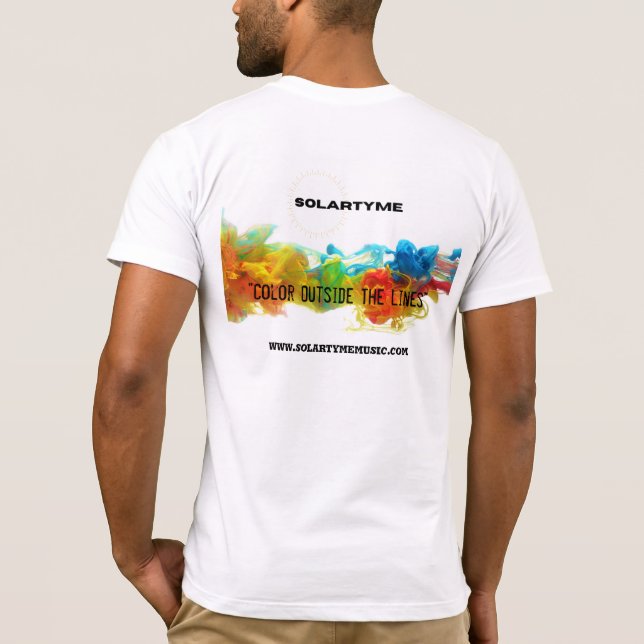 SolarTyme - Colour Outside The Lines - Tee (Back)