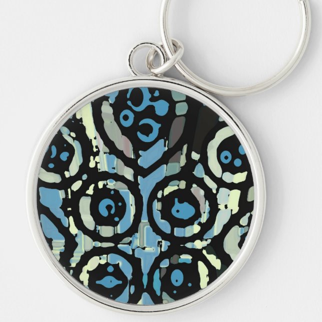 SOLD! design blue VII Boutique Jayne, template Key Ring (Front)