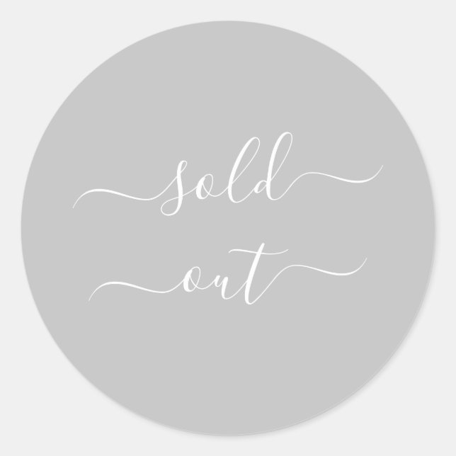 Sold out Stickers (Front)