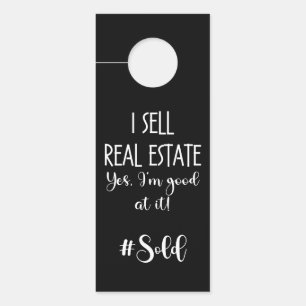 sold Real Estate Sign, door hanger