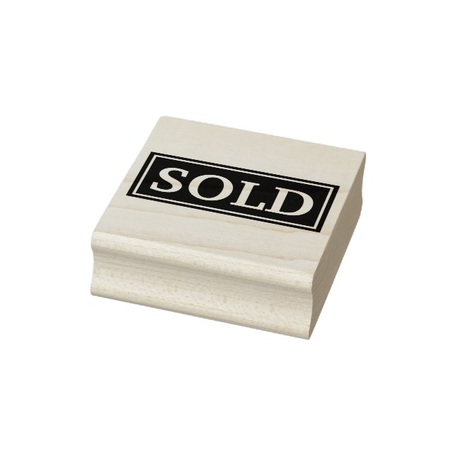 SOLD RUBBER STAMP (Stamp)