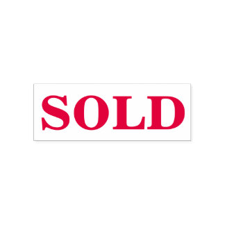 SOLD Rubber Stamp