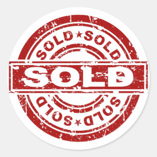 Sold Stamp Sticker