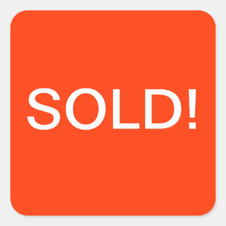 Sold Sticker