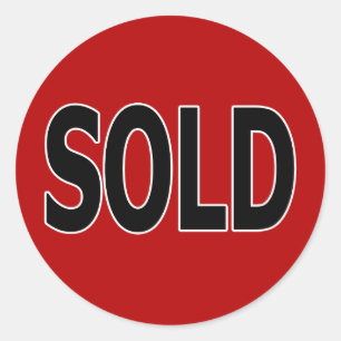 Sold Stickers
