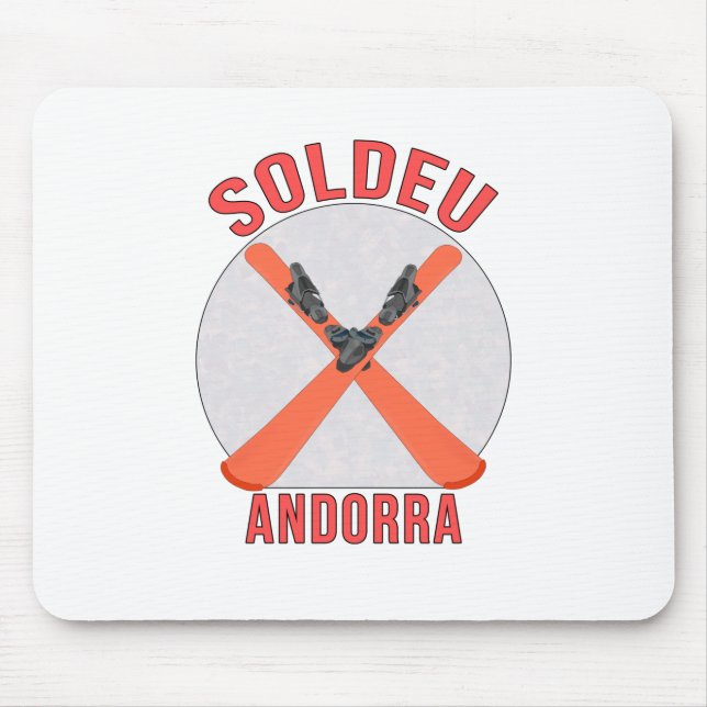Soldeu, Andorra Mouse Mat (Front)