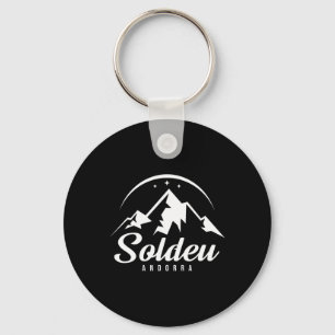 Soldeu Andorra Ski Resort Skiing Snowboarding  Key Ring