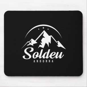 Soldeu Andorra Ski Resort Skiing Snowboarding  Mouse Mat
