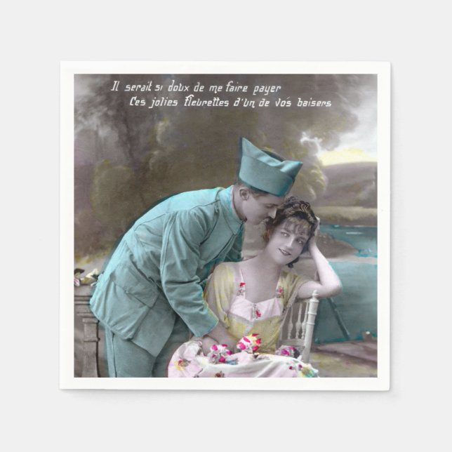 Soldier and Lover Napkin (Front)