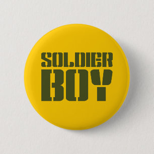 SOLDIER BOY 6 CM ROUND BADGE
