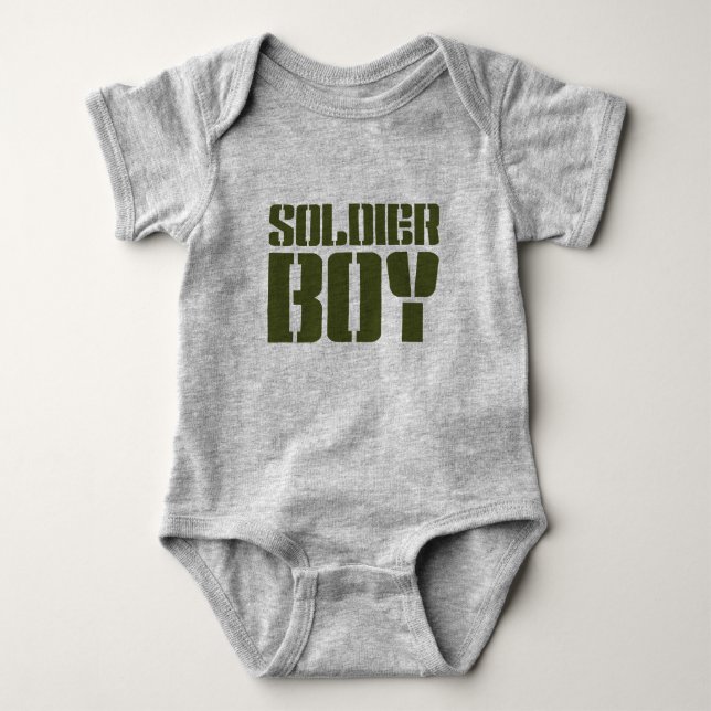 SOLDIER BOY BABY BODYSUIT (Front)