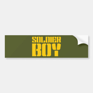 SOLDIER BOY BUMPER STICKER