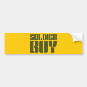 SOLDIER BOY BUMPER STICKER