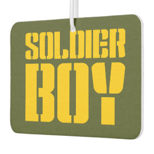 SOLDIER BOY CAR AIR FRESHENER