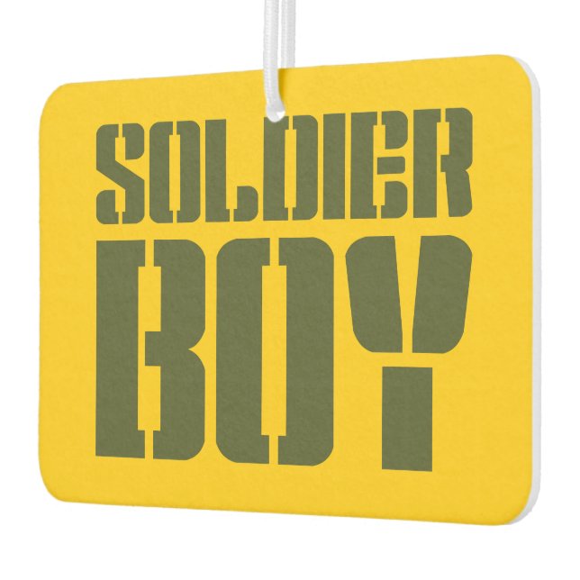SOLDIER BOY CAR AIR FRESHENER (Left)