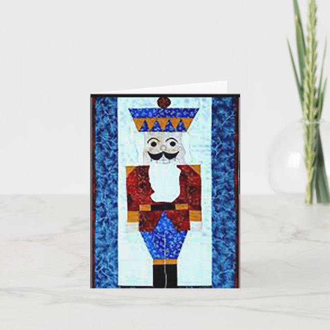 Soldier Boy Christmas Greeting Card (Front)
