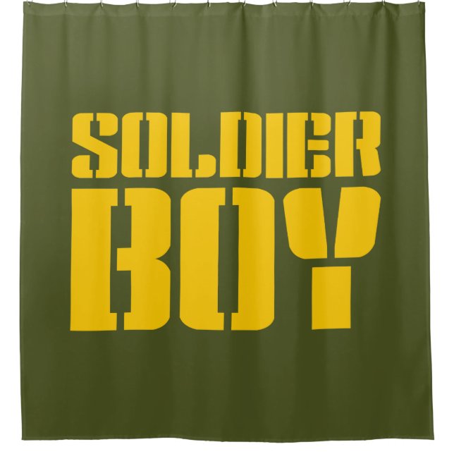 SOLDIER BOY SHOWER CURTAIN (Front)
