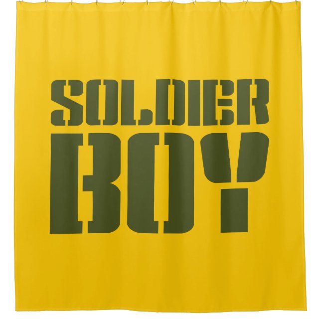 SOLDIER BOY SHOWER CURTAIN (Front)