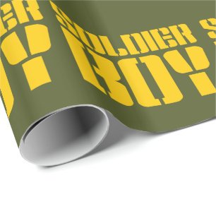 SOLDIER BOY WRAPPING PAPER